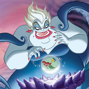 Disney Villains Ursula Ariel and Flounder Playstation 3 & PS3 Skin
